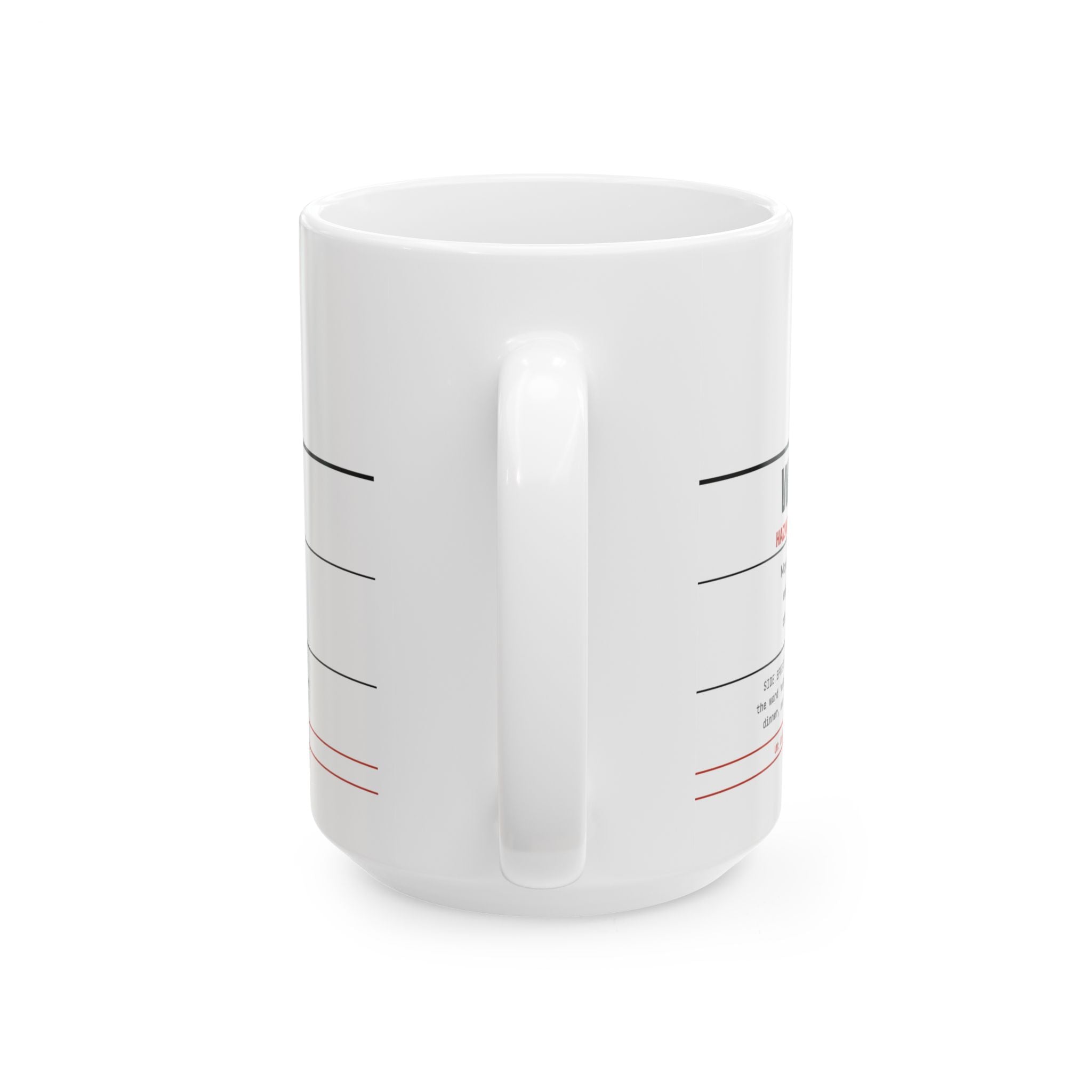 Hazard Warning Mug — Funny Chemistry Gift for Lab Scientists | 11oz Ceramic