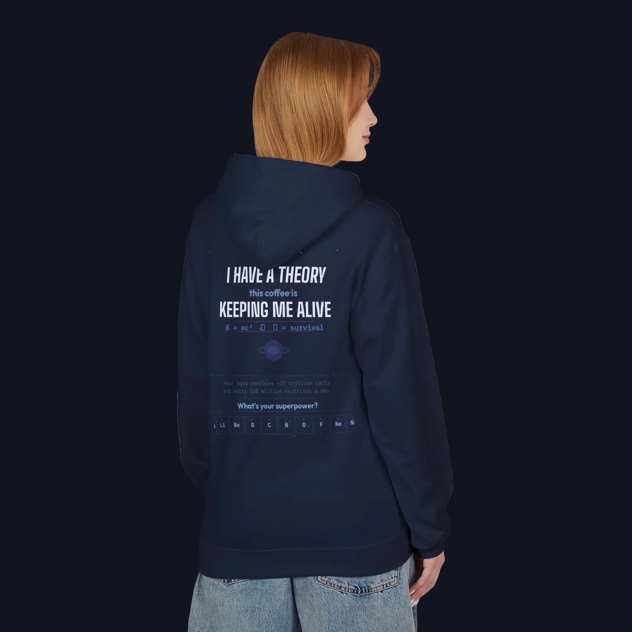 I Have a Theory Coffee Keeps Me Alive Hoodie