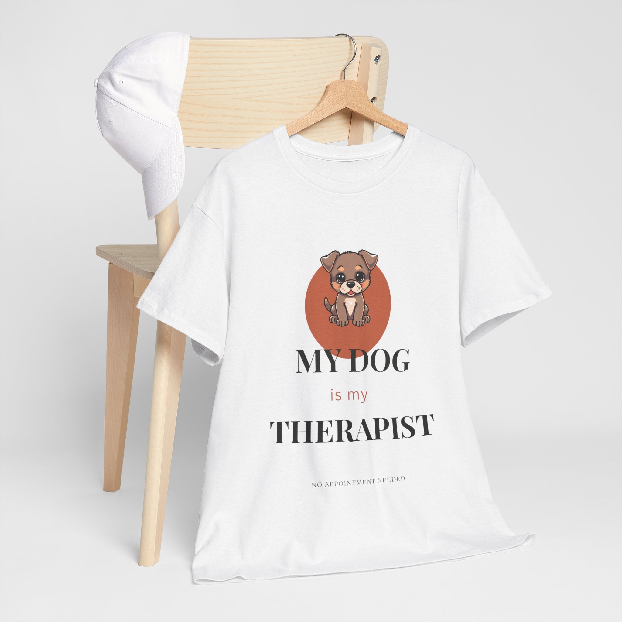 My Dog Is My Therapist Tee | Cute Dog Paw Graphic