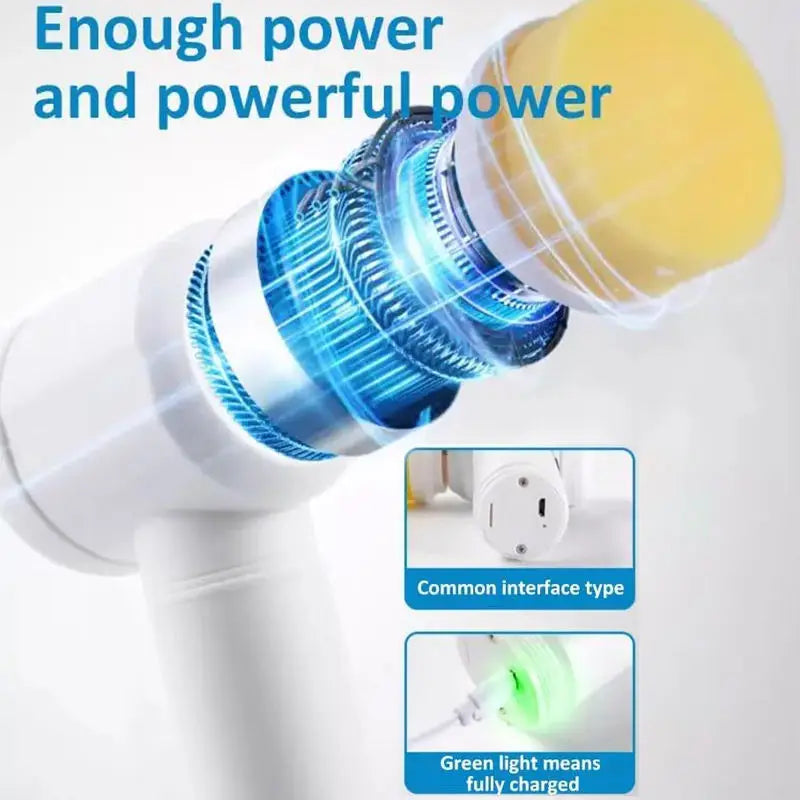 5 in 1 Electric Spin Scrubber Wireless Rechargeable Handheld Kitchen Sink Cleaner Electric Dish Scrubber Electric
